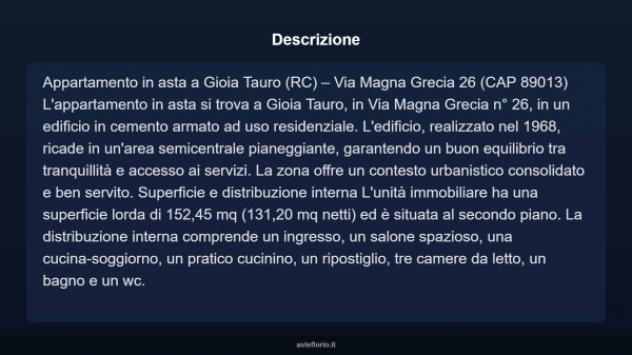 Immobile in asta di 152 m² in vendita a Gioia Tauro - Foto 8