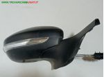 RETROVISORE EST. DX MANUALE CON 2 SPINE A 2 FILI COLORE NERO GOFFRATO 999-U &hellip;