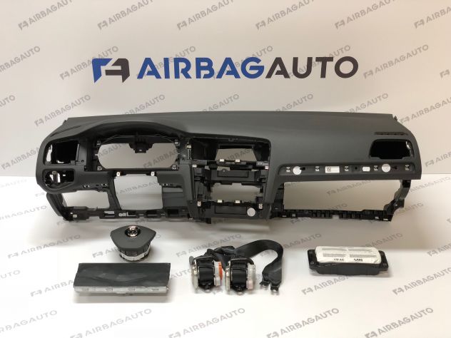 RICAMBI VOLKSWAGEN GOLF 7 2012-2018 KIT AIRBAG CRUSCOTTO - Foto 3