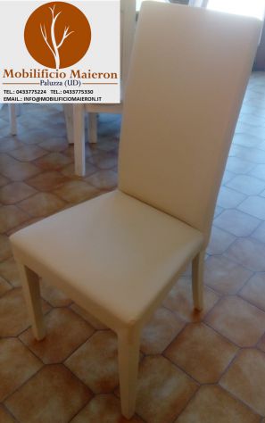 Sedie Mantova Legno Arredamento Ristorante Bar Pizzeria Imbottite cod 3041 N - Foto 3