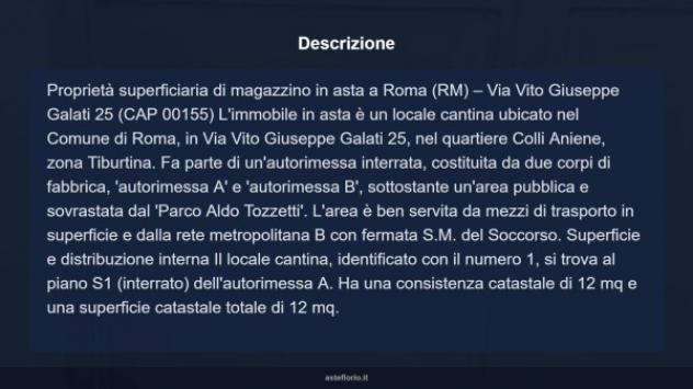 Immobile in asta di 12 m² in vendita a Roma - Foto 10