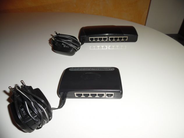 4 SWITCH DIVERSI DA 4,5,8 PORTE,MARCHE EDIMAX,D-LINK,NETGEAR,D-LINK HA IL CD IST - Foto 6