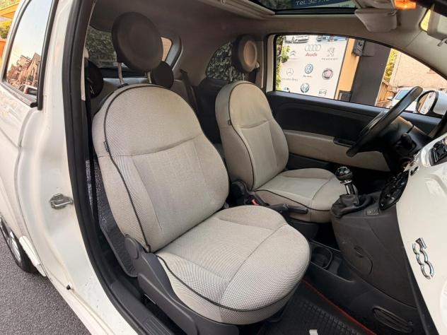 Fiat 500 1.2 Benzina Lounge 69cv ottima x Neopatentati Tetto Panoramico - Foto 9