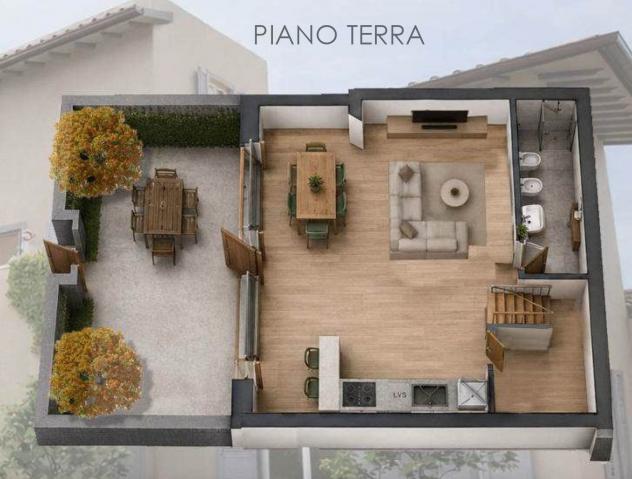 Terratetto in Vendita in zona CAREGGI con giardino