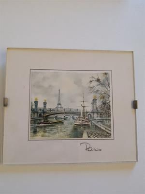 Quadretti (2 pz) dal mercatino delle Pulci di Parigi 1982. - Foto 3