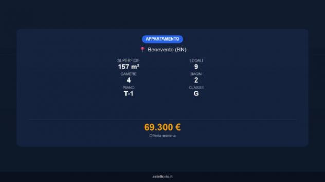Immobile in asta di 157 m² con più di 5 locali in vendita a Benevento - Foto 16
