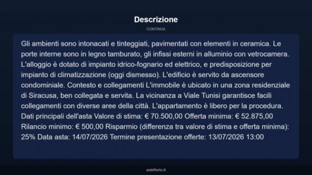 Immobile in asta di 112 m² in vendita a Siracusa - Foto 13