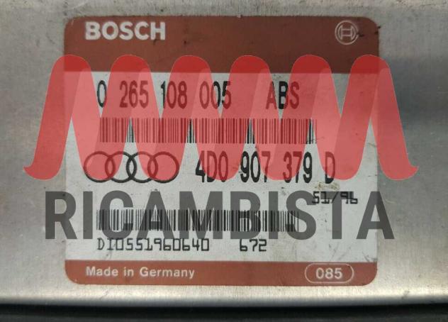 Audi A4 centralina ABS Bosch 0265108005 4D0907379D - Foto 3