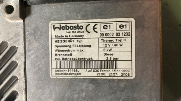 Motorino riscaldamento autonomo Webasto Bmw X5 3.0D del 2006 (9003552B) - Foto 5