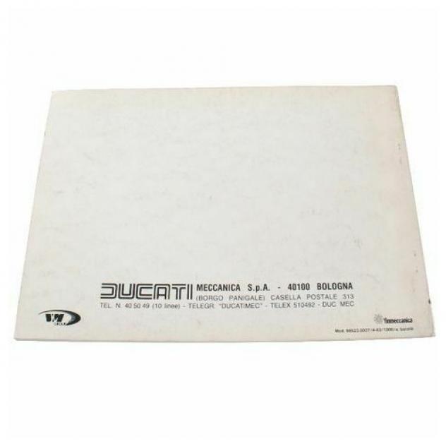 Catalogo ricambi Ducati 600 TL Pantah - Foto 2