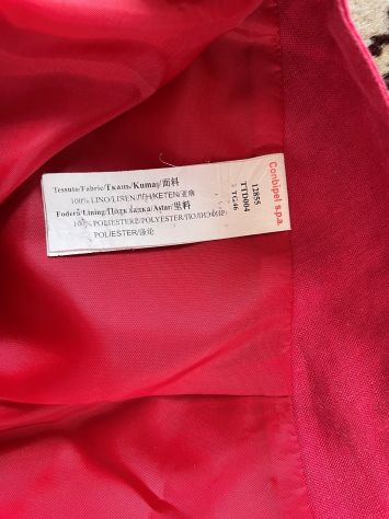 Gonna Conbipel rossa da donna con zip posteriore - Taglia 46 - Foto 4