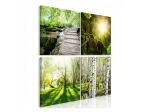 Quadro Nella Natura - 4 Quadri - ARREDALACASA
