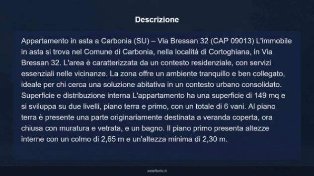 Immobile in asta di 149 m² con più di 5 locali in vendita a Carbonia - Foto 18
