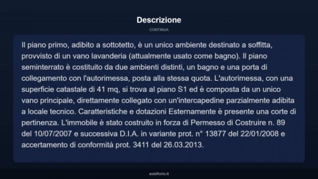 Immobile in asta di 104 m², box auto in vendita a Riano - Foto 4
