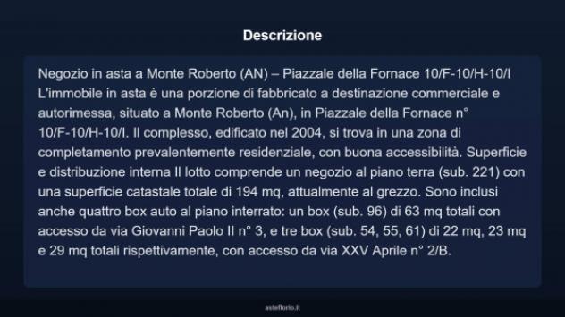 Immobile in asta di 194 m² in vendita a Monte Roberto - Foto 3