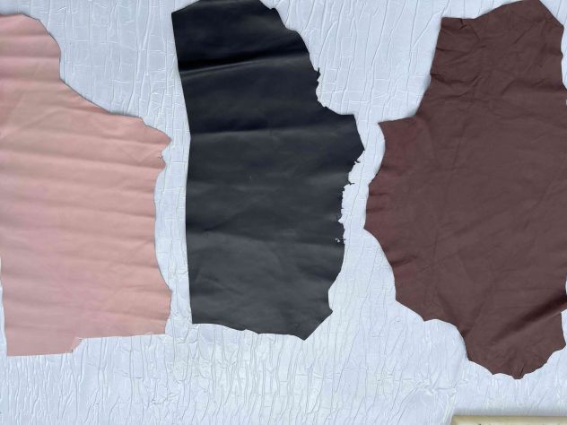 20 Scampoli pelle nappa colori vari per Hobby creativi - Foto 6