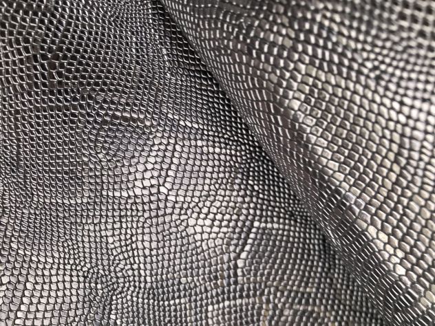 Pellame stampa pitone diamantato