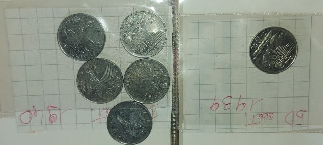 Buono da Lire 1 del 1923 ed altre monete rare del secolo 1800 e primi del 1900 - Foto 4