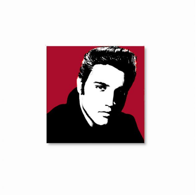 Quadro Pop Art dipinto a mano di Elvis Presley - Foto 2
