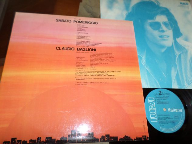 CLAUDIO BAGLIONI - Sabato Pomeriggio - LP / 33 giri 1° Stampa 1975 RCA Italy - Foto 2