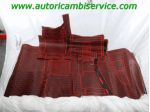 SET COMPLETO TAPPETINI IN GOMMA ROSSI FORD ESCORT 1.3 B 5P RICAMBIO NUOVO ( &hellip;