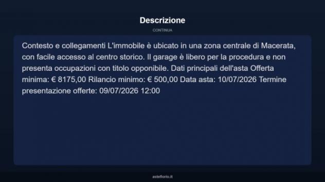 Immobile in asta di 18 m² in vendita a Macerata - Foto 4
