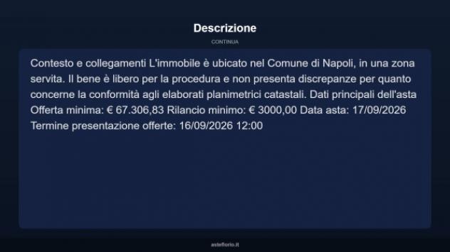 Immobile in asta di 128 m² in vendita a Napoli - Foto 4