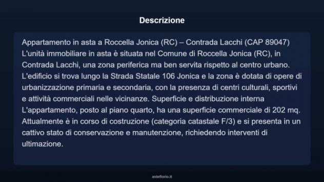 Immobile in asta di 202 m² in vendita a Roccella Ionica - Foto 4