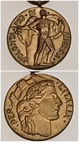 Medaglia volontari guerra italo-austriaca del 1915-1918. - Foto 5