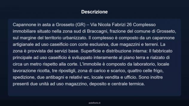 Immobile in asta di 400 m² in vendita a Grosseto - Foto 3
