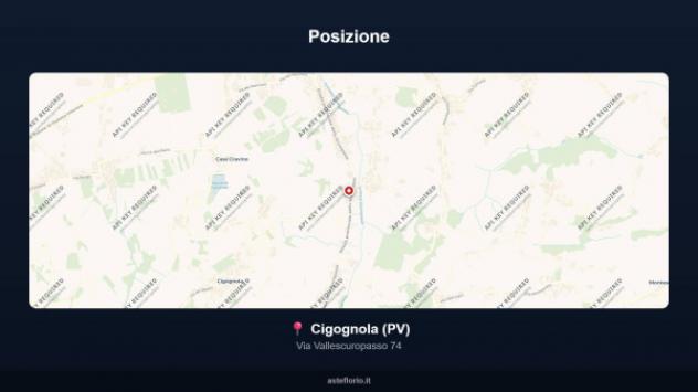 Immobile in asta di 206 m² con più di 5 locali e box auto doppio in vendita a Cigognola - Foto 18