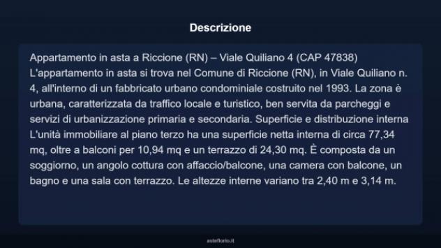 Immobile in asta di 77 m² in vendita a Riccione - Foto 4