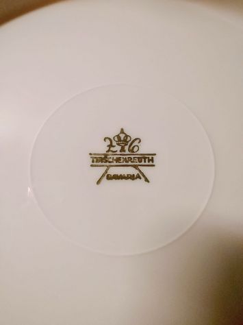 Servizio da Pesce Vintage Porcellana Bavaria Tirschenreuth (7 Pz) - Prezzo Tratt - Foto 2