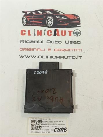 CENTRALINA STABILIZZATORE DI TENSIONE AUDI A3 Sportback (8PA) 8K0959663D CFGB diesel 1968 (0815) - Foto 3