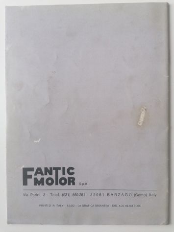 Fantic Motor libretti uso manutenzione Strada Sport e Trial 125 (LEGGERE TESTO) - Foto 3