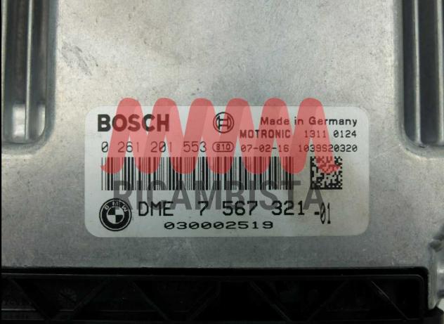 0261201553 BMW E87 1.6 centralina motore Bosch - Foto 2