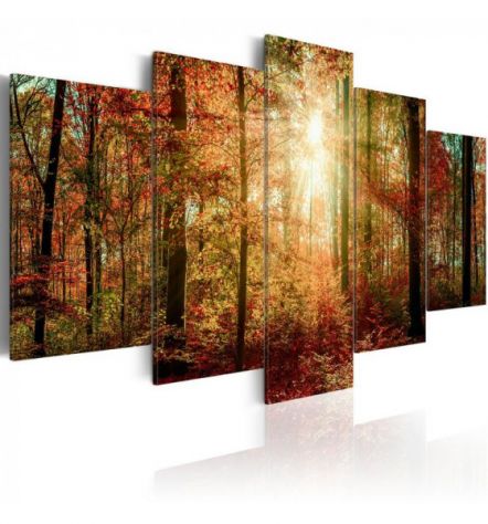 Quadro Foresta Misteriosa Beige 100x50 E 200x100 ARREDALACASA