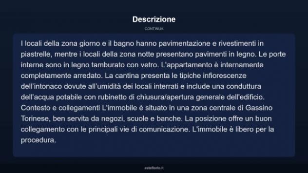 Immobile in asta di 107 m² in vendita a Gassino Torinese - Foto 13