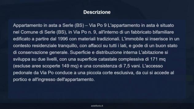 Immobile in asta di 171 m² con più di 5 locali in vendita a Serle - Foto 12