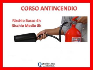 Corso antincendio ( sicurezza nei luoghi di lavoro )