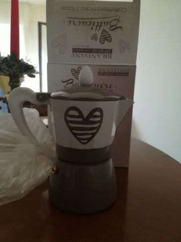 Caffettiera e 2 mug Batticuore Brandani - Foto 3