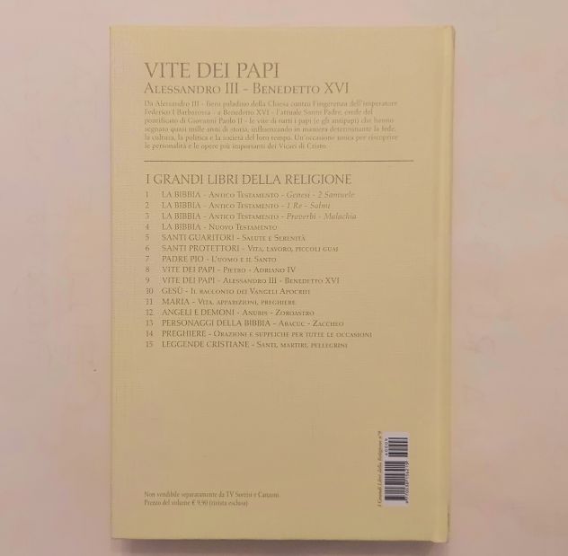 Vite dei Papi. Alessandro III - Benedetto XVI Vol.9 Ed:Mondadori per TV Sorrisi - Foto 2