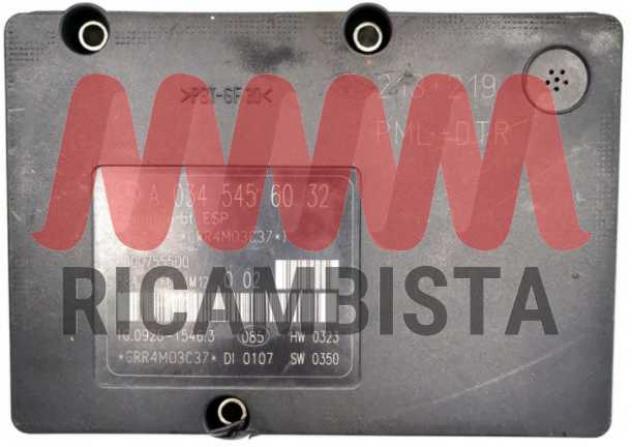 A0345456032 Mercedes Classe C 320 centralina gruppo pompa ABS