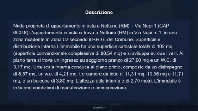 Immobile in asta di 102 m² in vendita a Nettuno - Foto 11