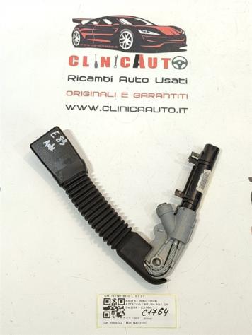 AGGANCIO CINTURA DI SICUREZZA ANT DX BMW X3 1° Serie 72119119540 33028130A N47D20C (0410)