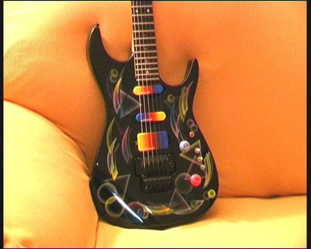 Zion Black Pikasso chitarra elettrica Made in U.S.A. serie limitata - Foto 2