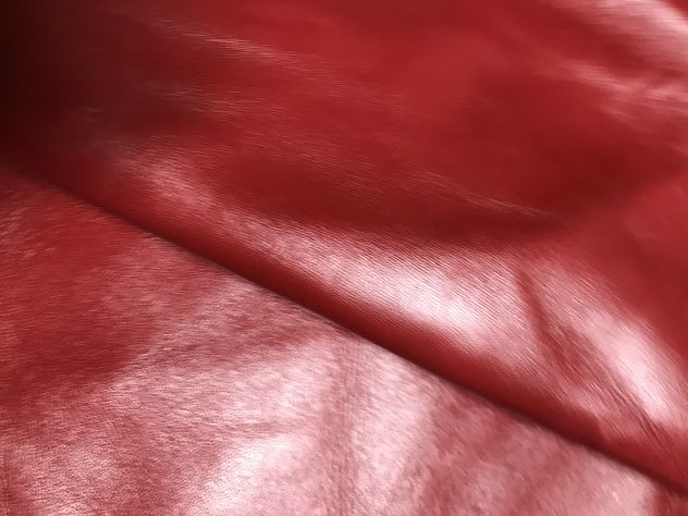 Pelle nappa rossa per artigianato – RED21 - Foto 3