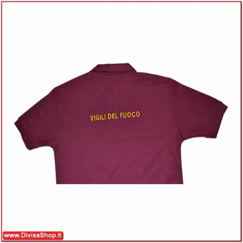 POLO BAMBINO LOGO FIAMMA VIGILI DEL FUOCO UNISEX - Foto 2