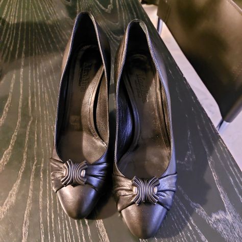 MaxMara scarpe decollelte tacco alto marroni n.39 - Foto 5