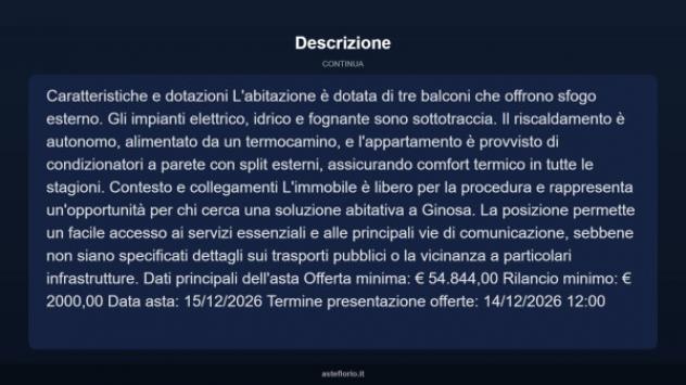 Immobile in asta di 119 m² con più di 5 locali in vendita a Ginosa - Foto 9